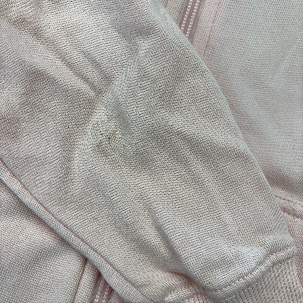 Hanna Kids Girls Pink Sherpa Lined Zip Up Hoodie Sweater Jacket Size‎ 110/5
